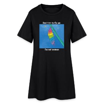 Bon comme je suis ! - Robe T-shirt Femme - noir - Devant