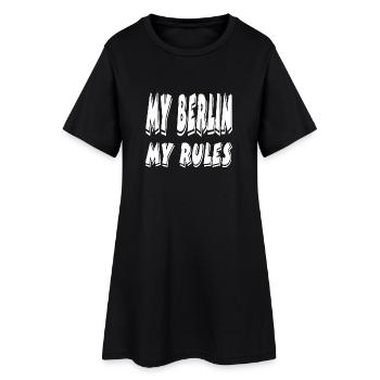 Berlin - Robe T-shirt Femme - noir - Devant