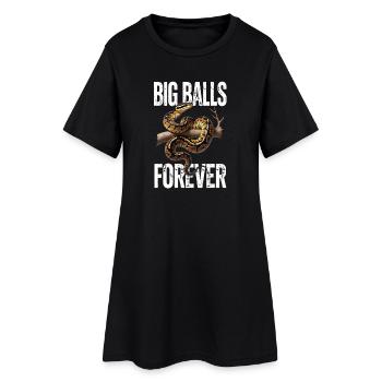 Python roi Serpents Amateurs de terrarium Python - Robe T-shirt Femme - noir - Devant