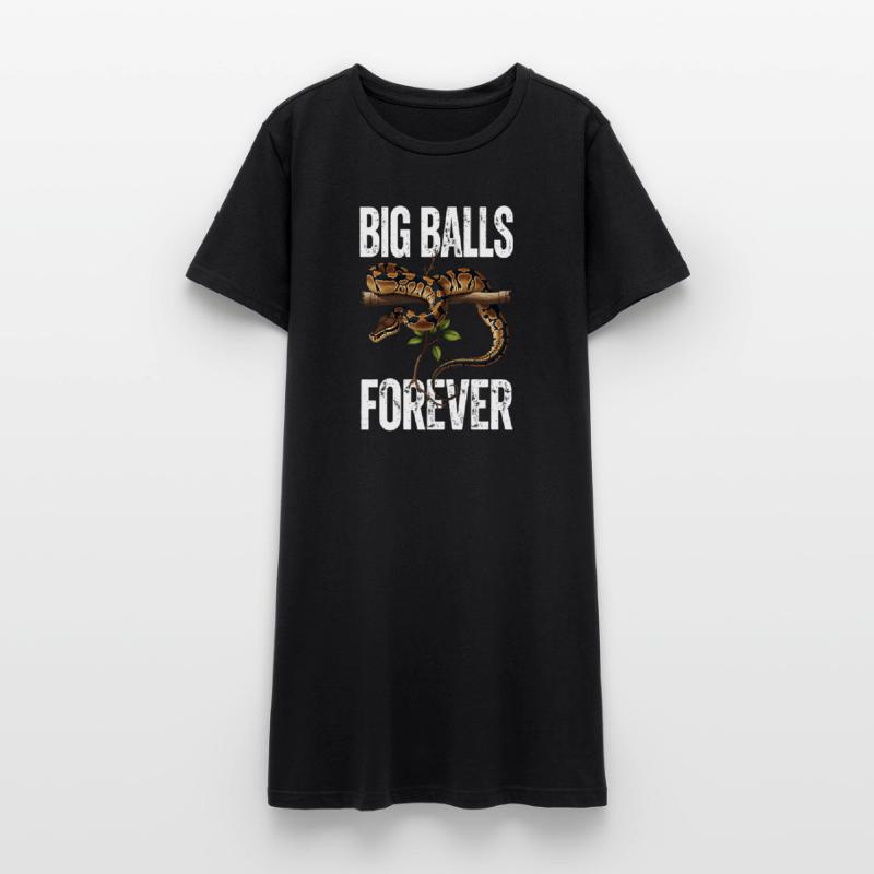 King Python Snakes Lover Terrarium Python Women’s T-Shirt Dress