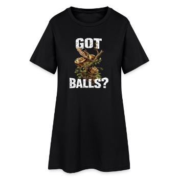 Python roi Serpents Amateurs de terrarium Python - Robe T-shirt Femme - noir - Devant