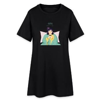 404 Motivation manquante - Robe T-shirt Femme - noir - Devant