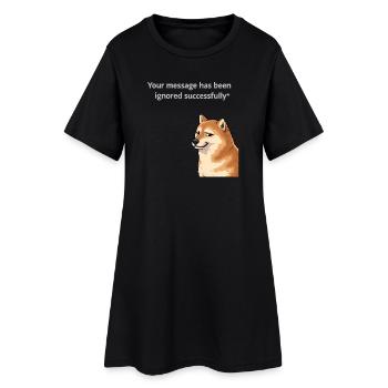 Your message was successfully ignored - Women’s T-Shirt Dress - black - Front