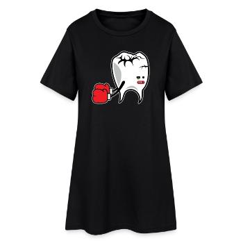 K.-O. Tooth Boxer - Robe T-shirt Femme - noir - Devant