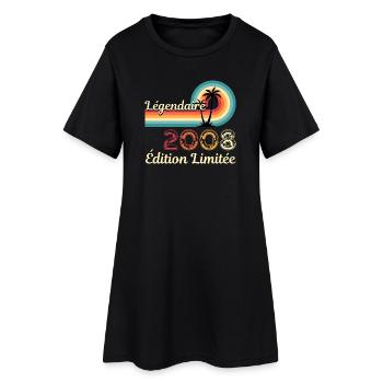 Légendaire 2008, édition limitée - Robe T-shirt Femme - noir - Devant