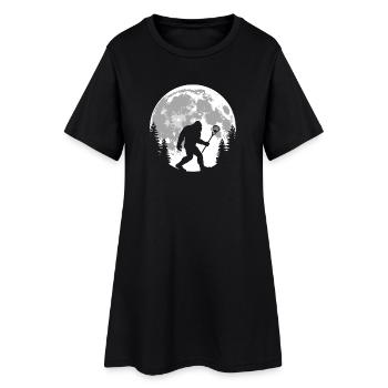 Bigfoot Lacrosse Moon - Robe T-shirt Femme - noir - Devant