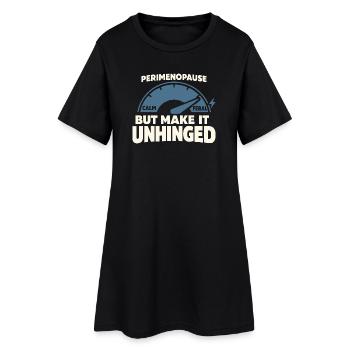 Périménopause Humour Périménopause - Robe T-shirt Femme - noir - Devant