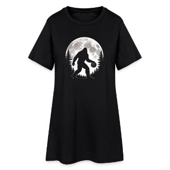Joueur de basket-ball de Bigfoot - Robe T-shirt Femme - noir - Devant