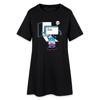 Escape Key Hero Retro Gamer Keycap - Robe T-shirt Femme - noir - Devant