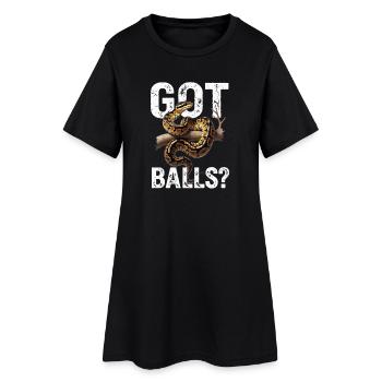 Python roi Serpents Amateurs de terrarium Python - Robe T-shirt Femme - noir - Devant