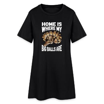 Python roi Serpents Amateurs de terrarium Python - Robe T-shirt Femme - noir - Devant