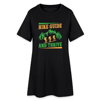 Guide de randonnée Girl Scout et Scout Thrive - Robe T-shirt Femme - noir - Devant