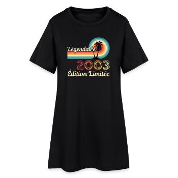 Legendary 2003, Limited Edition - Women’s T-Shirt Dress - black - Front