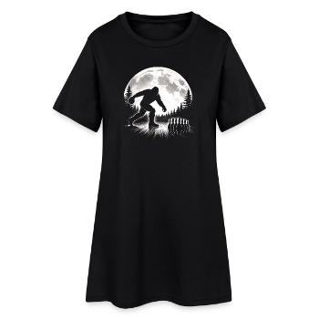 Bigfoot Bowling - Robe T-shirt Femme - noir - Devant