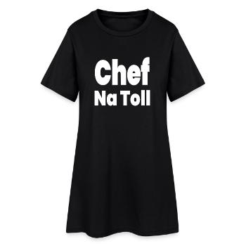 patron - Robe T-shirt Femme - noir - Devant