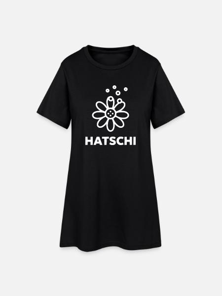 Magie de la Fleur de Hatschi - Robe T-shirt Femme - noir