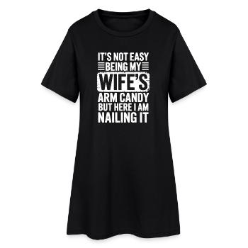 Femme qui dit, épouses Drôle de cadeau drôle d’épouse - Robe T-shirt Femme - noir - Devant