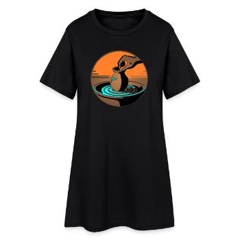 Zen Pottery Master - Blue Edition - Women’s T-Shirt Dress - black - Front