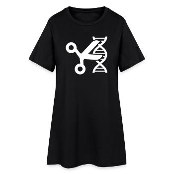 CRISPR DNA Scissors Genetics - Women’s T-Shirt Dress - black - Front