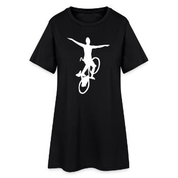 Artistic cycling, artistic cycling, indoor cycling - Women’s T-Shirt Dress - black - Front
