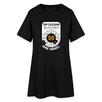 Édition spéciale Top Condition 50 ans 1976 août - Robe T-shirt Femme - noir - Devant