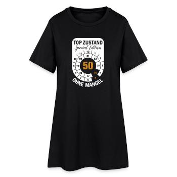 Édition spéciale Top Condition 50 ans 1976 mai - Robe T-shirt Femme - noir - Devant