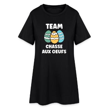 Easter, egg hunt - Women’s T-Shirt Dress - black - Front
