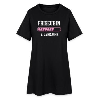 Formation de coiffeur 2 ans d’apprentissage deuxième année - Robe T-shirt Femme - noir - Devant