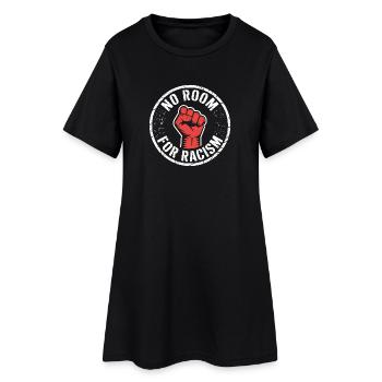 No Room for Racism - Antifa Merch - Women’s T-Shirt Dress - black - Front