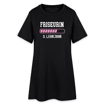 Apprentissage de coiffeur de coiffeur de 3 ans Apprentissage de coiffeur - Robe T-shirt Femme - noir - Devant