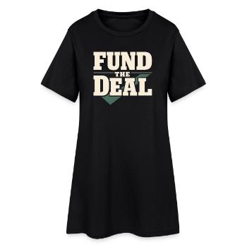 Courtiers en prêts hypothécaires, agents de prêt, - Robe T-shirt Femme - noir - Devant