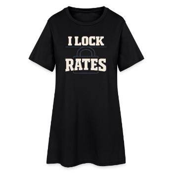 Courtiers en prêts hypothécaires, agents de prêt, - Robe T-shirt Femme - noir - Devant
