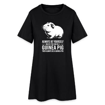 Expressions du cochon d’Inde Cadeau du cochon d’Inde - Robe T-shirt Femme - noir - Devant