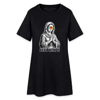 Accepte Ça Mary - Drôle de Mary Sarcastique - Robe T-shirt Femme - noir - Devant