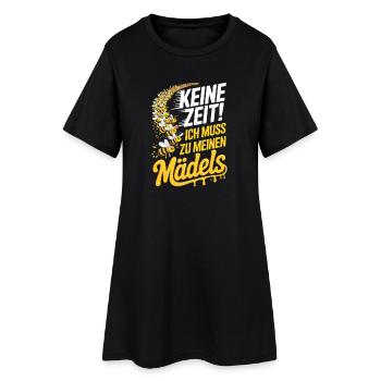 Bee No Time Girls apicultrice qui dit abeilles mellifères - Robe T-shirt Femme - noir - Devant
