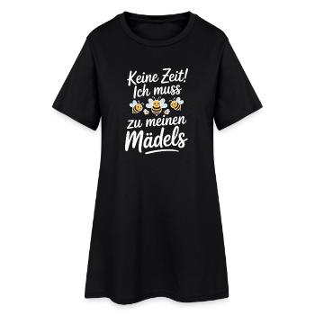 Bee No Time Girls apicultrice qui dit abeilles mellifères - Robe T-shirt Femme - noir - Devant