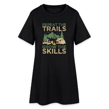 Chef scout Repeat The Trails Scout - Robe T-shirt Femme - noir - Devant