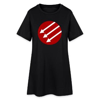 Front de fer / Front de l’Eiserne / Järnfronten - Robe T-shirt Femme - noir - Devant