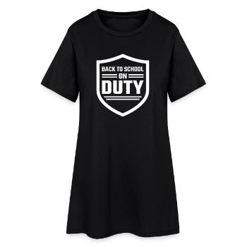 Officier des ressources scolaires Sro École des officiers de campus - Robe T-shirt Femme - noir - Devant