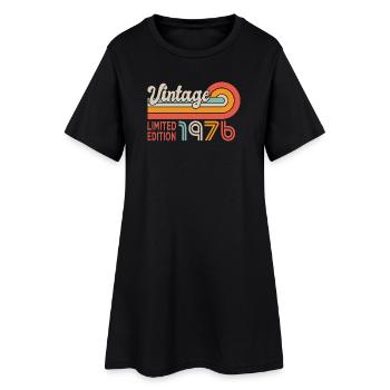 1976 Anniversary 1976 50 Years - Women’s T-Shirt Dress - black - Front