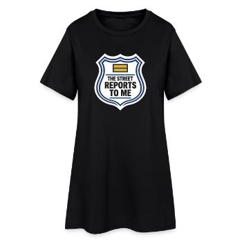 Lieutenant de police Lieutenant de police Grade de lieutenant - Robe T-shirt Femme - noir - Devant