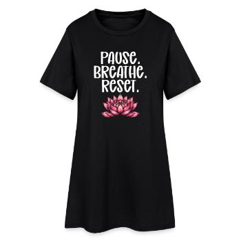 Yoga Entraînement à la méditation Yoga pour amateurs de yoga - Robe T-shirt Femme - noir - Devant