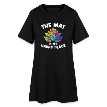 Yoga Entraînement à la méditation Yoga pour amateurs de yoga - Robe T-shirt Femme - noir - Devant