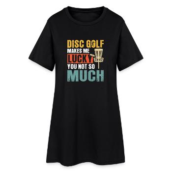 Disc Golf Gifts Disc Golf - Women’s T-Shirt Dress - black - Front