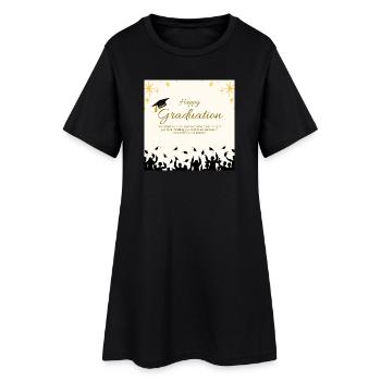 Class of 2026 – Proud Graduation Celebration Desig - Robe T-shirt Femme - noir - Devant