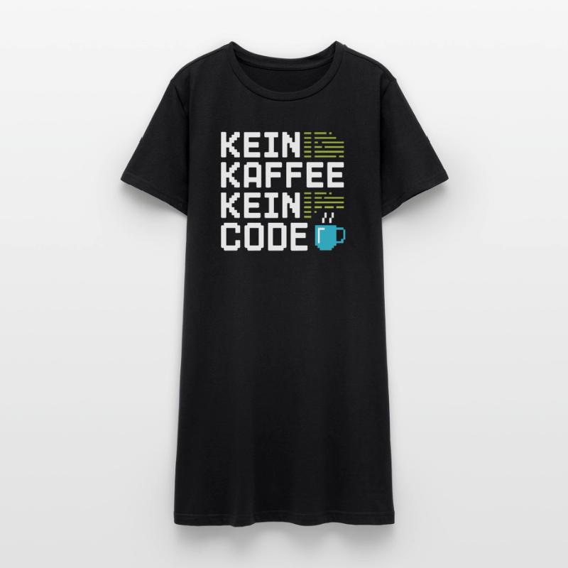 No Coffee No Code Programmer Computer Scientist Women’s T-Shirt Dress