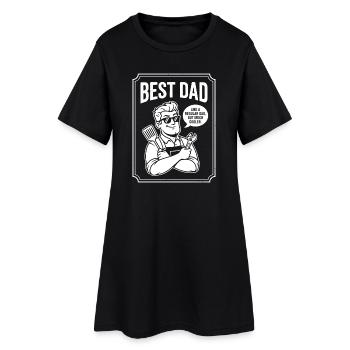 Meilleur Maître du Grill Papa - Robe T-shirt Femme - noir - Devant