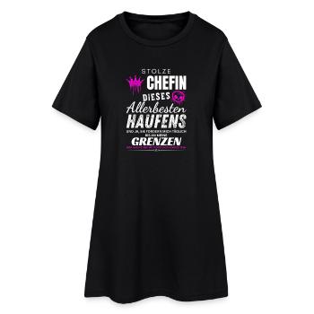Stolze Chefin allerbester Haufen Chefin Geschenke - Robe T-shirt Femme - noir - Devant