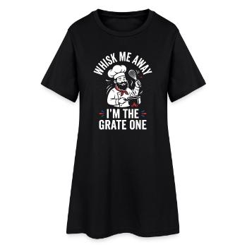 Chef râpé Maître des fouets - Robe T-shirt Femme - noir - Devant