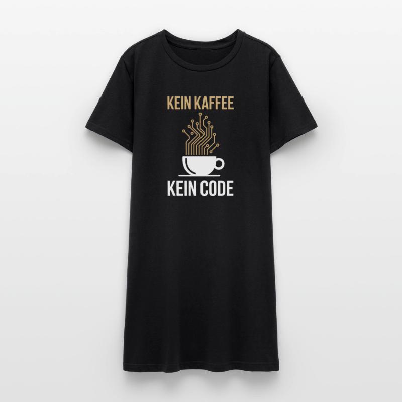 No Coffee No Code Programmer Computer Scientist Women’s T-Shirt Dress